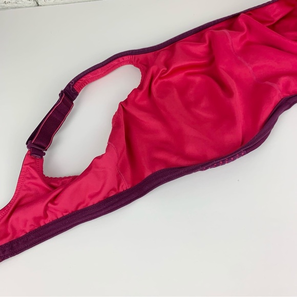 Soma Sport Max Support Underwire Purple Pink 44D - Picture 9 of 13